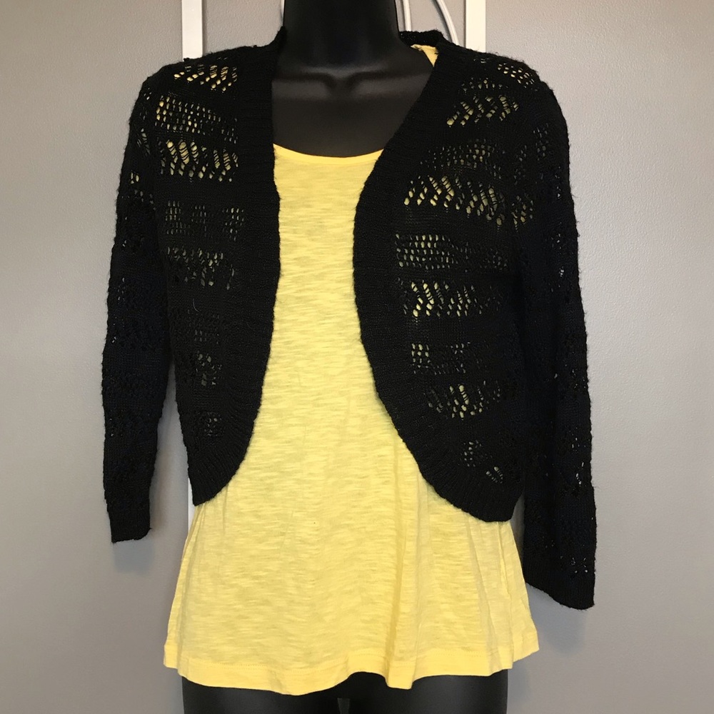 Black Cardigan Size Medium